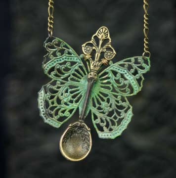 Photo:  butterfly collana